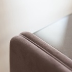 Широкая тумба «Алеро», 502×430×510 мм, 3 ящика, стекло, премиум велюр, цвет пыльная сирень - Фото 9