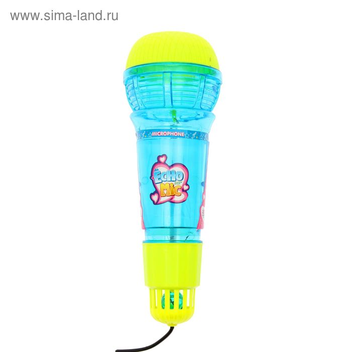 Микрофон детский "Веселись и пой", 3D, световые эффекты, МИКС - Фото 1