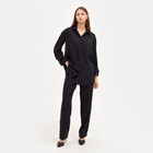 Костюм женский (рубашка, брюки) MINAKU: Silk pleasure цвет чёрный, размер 42 - Фото 2