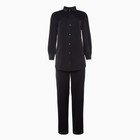 Костюм женский (рубашка, брюки) MINAKU: Silk pleasure цвет чёрный, размер 42 - Фото 8