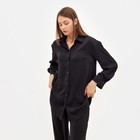 Костюм женский (рубашка, брюки) MINAKU: Silk pleasure цвет чёрный, размер 44 - Фото 5