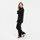 Костюм женский (рубашка, брюки) MINAKU: Silk pleasure цвет чёрный, размер 48 - Фото 2