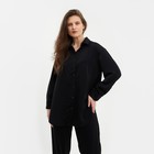 Костюм женский (рубашка, брюки) MINAKU: Silk pleasure цвет чёрный, размер 54 - Фото 5
