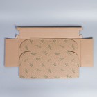 Коробка подарочная сборная, упаковка, «Веточки», бурый, 27 х 21 х 9 см - Фото 7
