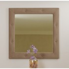 Зеркало квадратное «Алеро», премиум велюр, цвет пески касабланки - Фото 1