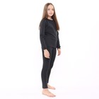 Термобельё для девочки (джемпер, брюки), цвет серый, рост 146 см - Фото 3