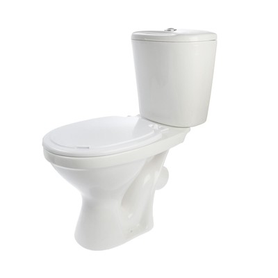 УЦЕНКА Унитаз компакт ЛЗСФ «Универсал Стандарт», нижняя подводка, косой выпуск, сиденье, кнопка