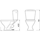 УЦЕНКА Унитаз компакт ЛЗСФ «Универсал Стандарт», нижняя подводка, косой выпуск, сиденье, кнопка - Фото 12