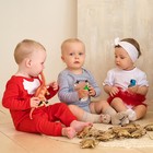 Боди детское «Крошка Я» Mery Xmas, рост 62-68 см, серое - Фото 2