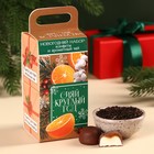Набор «С Новым годом 2024»: чай чёрный, вкус: имбирный пряник 50 г., конфеты, вкус: манго, 100 г. - фото 11021043
