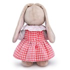 Мягкая игрушка «Зайка Ми в сарафане в клетку», 25 см - фото 24533577