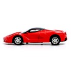Машина металлическая «Суперкар», инерционная, масштаб 1:43, цвет красный - фото 3588550