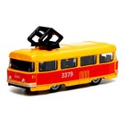 Набор «Городской транспорт», инерционный, металл, трамвай + автобус - Фото 2