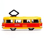 Набор «Городской транспорт», инерционный, металл, трамвай + автобус - Фото 3