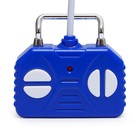 Машина-перевёртыш радиоуправляемая «Трюк», работает от батареек, световые эффекты, цвет синий - фото 6693209