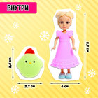 Кукла-сюрприз Polly girl в шаре, с мялкой - Фото 3