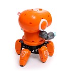 Робот музыкальный «Вилли», русское озвучивание, световые эффекты, цвет оранжевый - фото 7654768