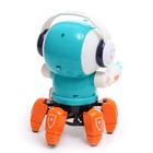 Робот музыкальный «Смарти», русское озвучивание, световые эффекты, цвет зелёный - Фото 3