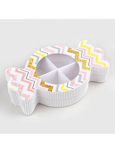 Коробка подарочная, кондитерская упаковка «Конфета», 23×14×5 см