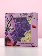 Мыло лепестковое «С 8 Марта!», 16 шт., аромат цветочный, Чистое счастье - Фото 6