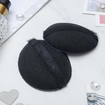 Фиксатор для создания объёма волос, набор 2 шт., чёрный