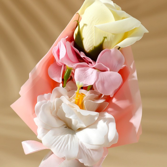 Мыло лепестковое «С 8 марта», 1 шт, аромат цветочный, ЧИСТОЕ СЧАСТЬЕ - фото 1907526887