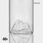 Стакан Magistro «Горы», 300 мл, стекло, прозрачный - Фото 3