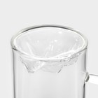 Кружка Magistro «Горы», 330 мл, стекло, прозрачная - Фото 6