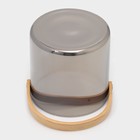 Ведро для льда Magistro «Кайлас», 1.5 л, 13×13 см, стекло, серое - Фото 5