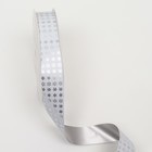 Лента упаковочная для декора и подарков, серебряные снежинки, 2 см × 45 м - Фото 3