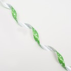 Лента упаковочная для декора и подарков, зелёный «Звезды», 2 см × 45 м - Фото 4