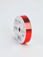 Лента упаковочная для декора и подарков, красный, 2 см × 50 м - Фото 2