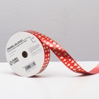 Лента новогодняя для декора и подарков, красная «Ёлки», 2 см × 45 м - Фото 2