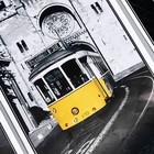 Наклейка интерьерная триптих «Жёлтый транспорт», набор 3 листа, 29.5×61 см - фото 44623914