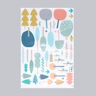 Наклейка пластик интерьерная цветная "Деревья" 40х60 см - Фото 2