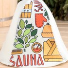 Шапка для бани "Sauna" - Фото 2