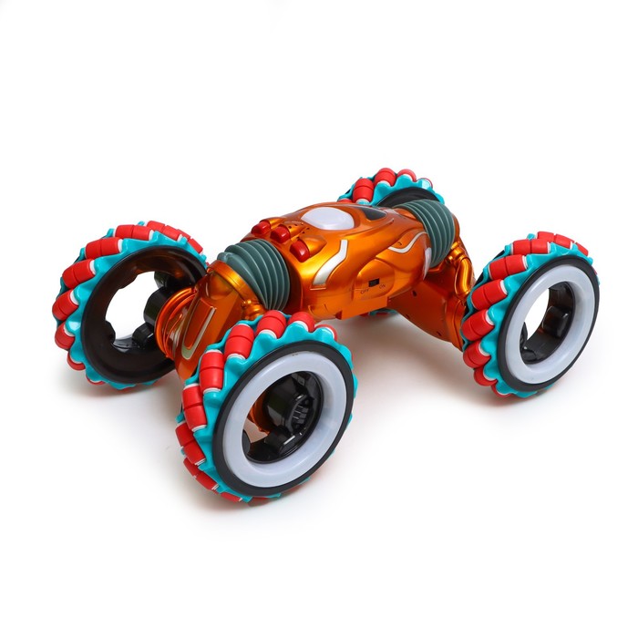 Машинка-перевёртыш HYPER с управлением жестами, 1:10, работает от аккумулятора, цвет оранжевый 56586