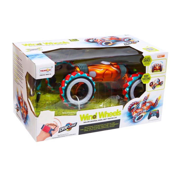 Машинка-перевёртыш HYPER с управлением жестами, 1:10, работает от аккумулятора, цвет оранжевый 56586