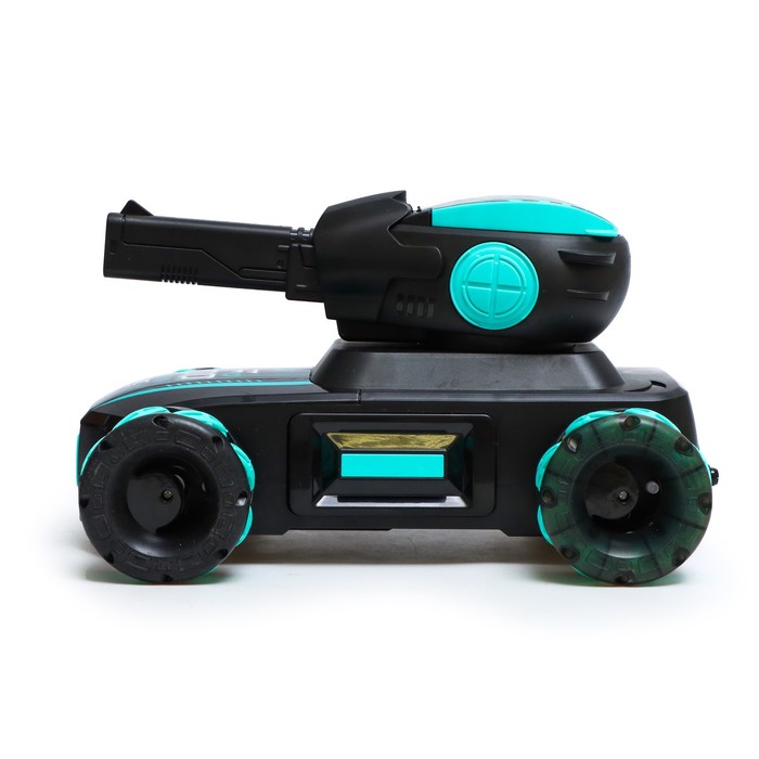 Танк радиоуправляемый Fighter, 4WD, управление жестами, стреляет гелевыми пулями, цвет чёрно-зелёный 56588