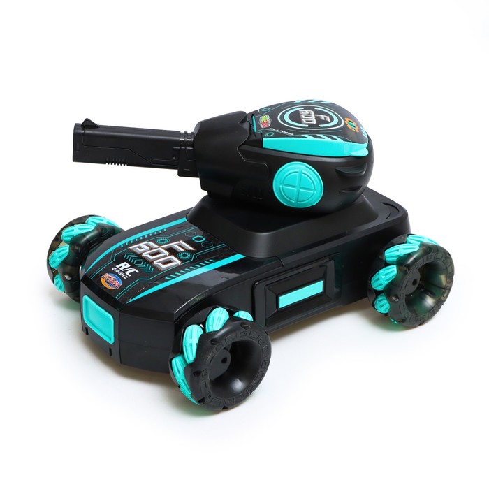 Танк радиоуправляемый Fighter, 4WD, управление жестами, стреляет гелевыми пулями, цвет чёрно-зелёный 56588