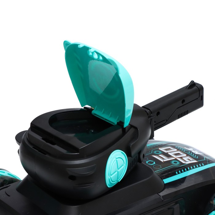 Танк радиоуправляемый Fighter, 4WD, управление жестами, стреляет гелевыми пулями, цвет чёрно-зелёный 56588