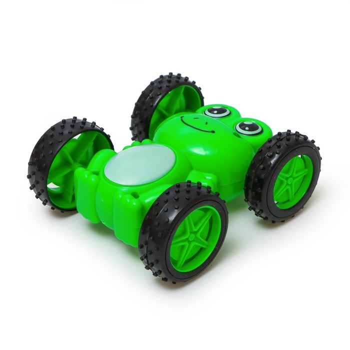 Машина инерционная «Перевертыш», цвет зелёный - Фото 1