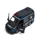Машина радиоуправляемая «Спецназ», работает от батареек, свет и звук, цвет чёрный - фото 3588749