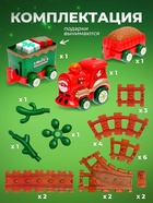 Железная дорога «Новогодний поезд», световые и звуковые эффекты, работает от батареек, 3+ - Фото 3