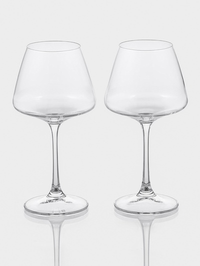 Набор стеклянных бокалов для белого вина Corvus, 350 мл, 2 шт