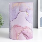 Копилка металл банка "Мраморные разводы" МИКС 15х15х22 см - фото 21767372