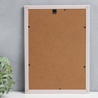 Фоторамка пластик формат А4 "Золотые медальоны" белая 32,7х24 см - фото 35373511