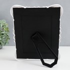 Фоторамка пластик 10х15 см "Нежные узоры" белая 17х22 см - фото 24517758