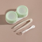 Набор для контактных линз, в футляре, 3 предмета, цвет прозрачный/бирюзовый - Фото 4