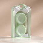 Набор для контактных линз, в футляре, 3 предмета, цвет прозрачный/бирюзовый - Фото 5